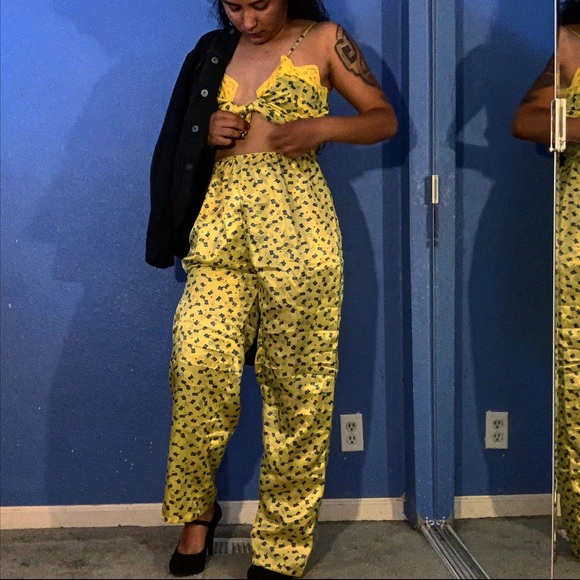 Women’s satin pj set - Picture 2 of 4